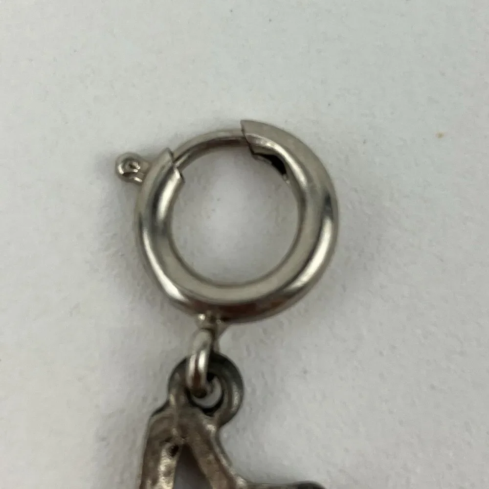 Longaberger Metal Pewter Basket Earrings Set of 3 | 1.5